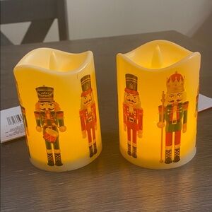 Nutcracker LED Candles Set